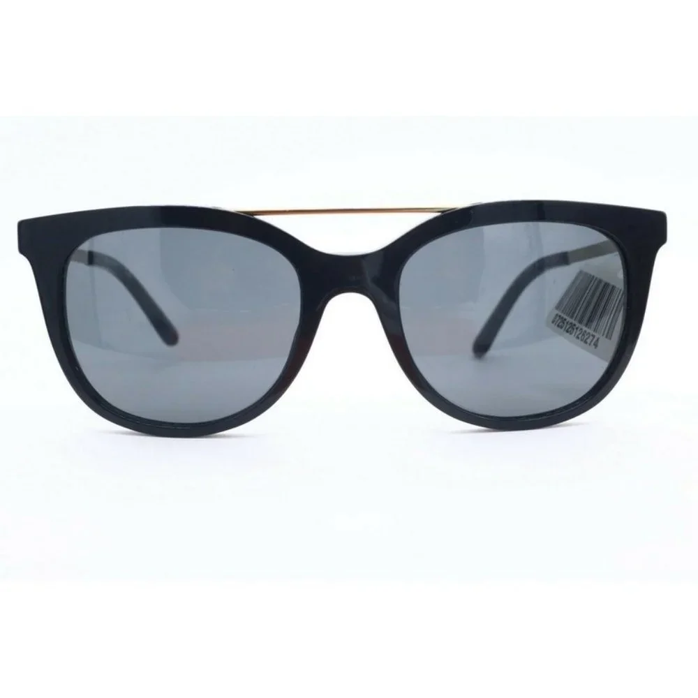 New Tory Burch TY 7147 1798/13 Cat Eye Black Sunglasses Gray Lenses 53mm - Picture 3 of 7